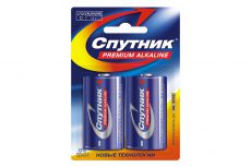 Батарейка Спутник Premium Alkaline LR20