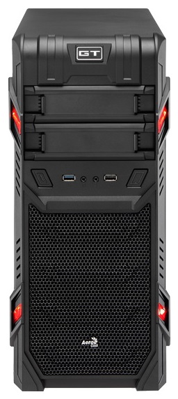 Корпус AeroCool GT Advance черный w/o PSU ATX 2x120mm 1xUSB2.0 1xUSB3.0 audio bott PSU